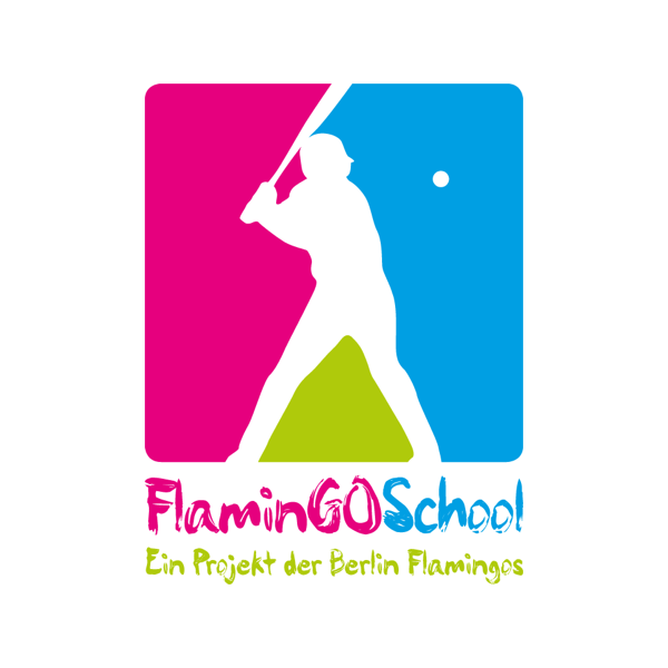 Projektlogo › FlaminGOSchool | Ein Projekt der Berlin Flamingos