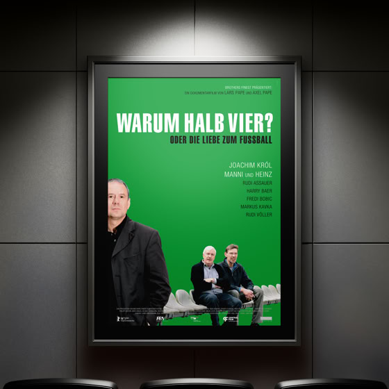 Filmplakat › WARUM HALB VIER? | Vertriebsversion | Lars Pape [brothers finest]