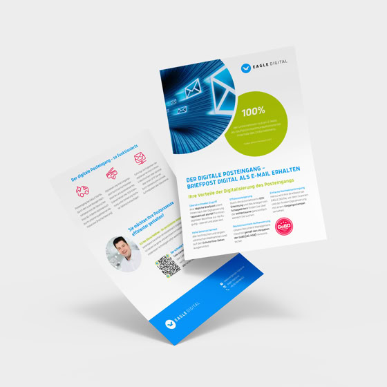 Werbemailing DIN A4 › Der digitale Posteingang | Eagle Digital GmbH, Berlin