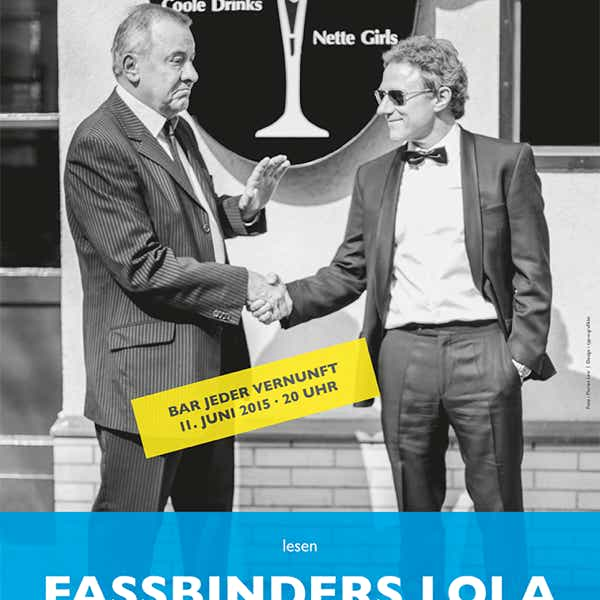 Plakat › Fassbinders Lola | axel pape_gastspiele