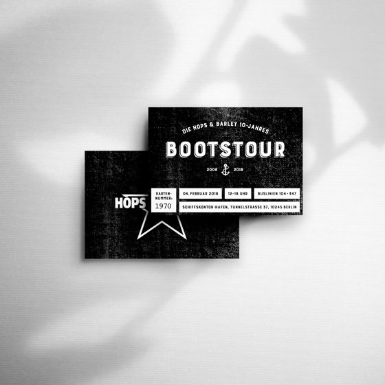 VA-Ticket › Zehnjahrfeier | Hops & Barley Hausbrauerei, Berlin
