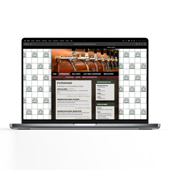 Website › Hops & Barley Hausbrauerei, Berlin