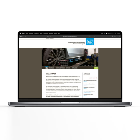 Website › Verband der Kfz-Sachverständigen Berlin-Brandenburg e.V.